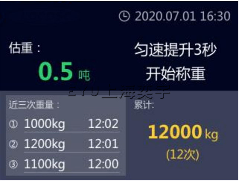帶打印機(jī)動(dòng)叉車(chē)秤
